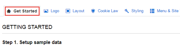 Run sample data installer