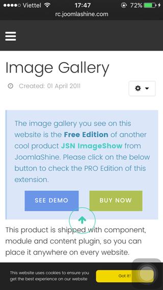 Article presentation (com_content)