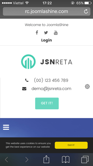 Mobile layout overview